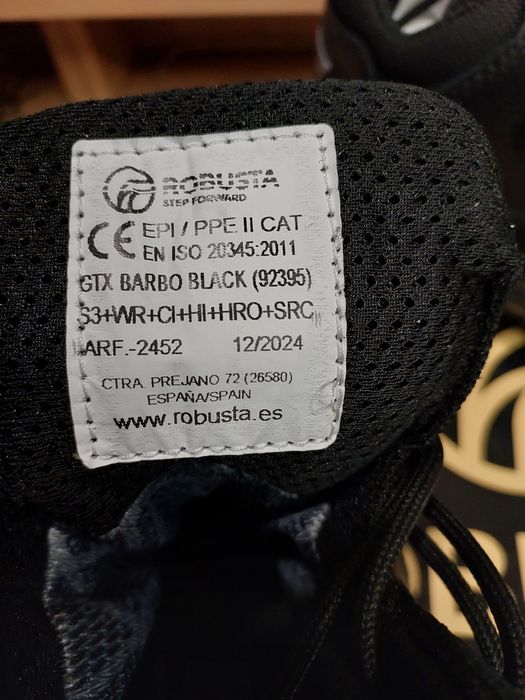 Buty robocze ochronne Robusta Gore-tex