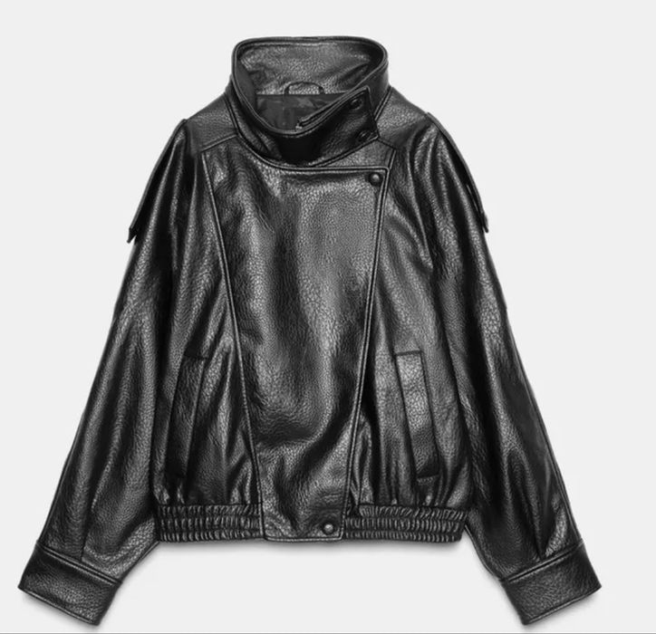 Бомбер в стилі Zara чорний