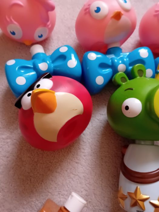 Figurki głowy 5 szt Angry Birds