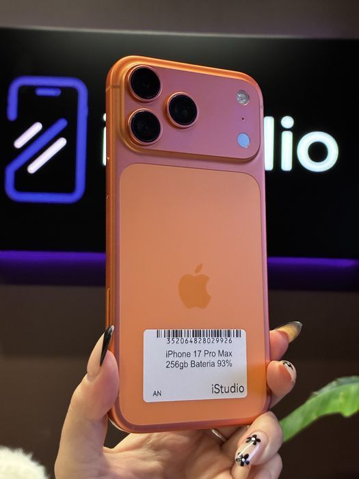 iPhone 17 Pro Max 256GB Cosmic Orange | Bateria 93% | Rozliczymy Twój iPhone | Gwarancja 12 mies.
