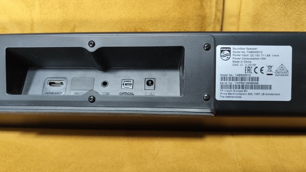 Philips TAB5305/12 Zestaw Soundbar 2.1 Bluetooth Subwoofer Komplet Stan BDB