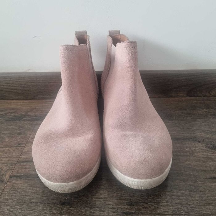 Botki r.39 pudrowy roz wygoda