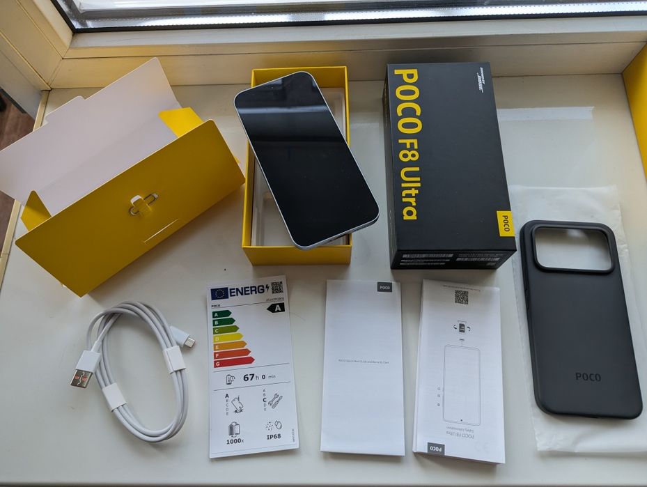 Официальный Смартфон POCO F8 Ultra 12/256Gb Black (UA UCRF) Гарантия 1 год!