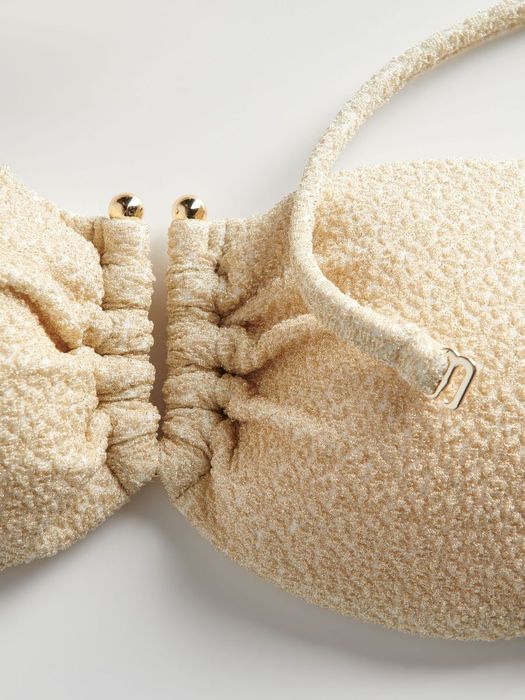 Strój kąpielowy bikini złoty