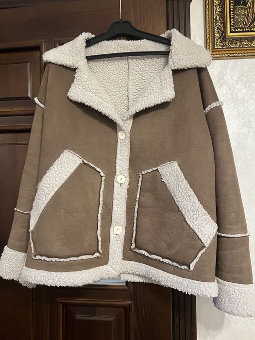 Тепла жіноча дублянка — універсальний розмір