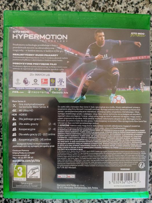 Продам  гру Fifa 22 на XBOX Series X