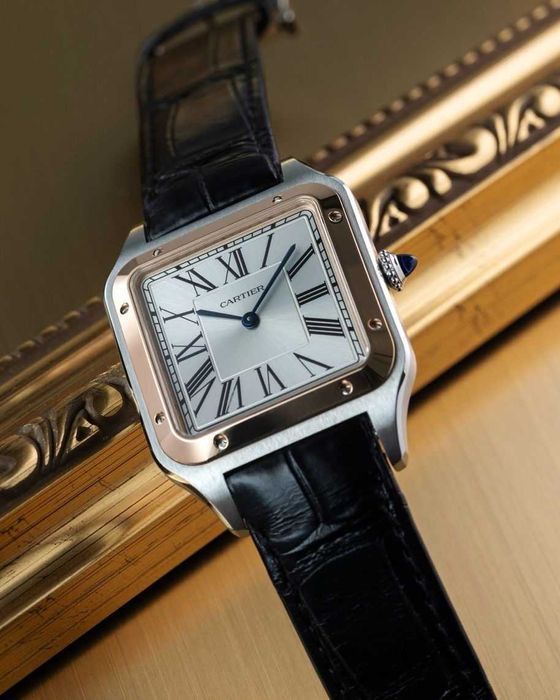 Мужские премиум часы Cartier Santos Dumont