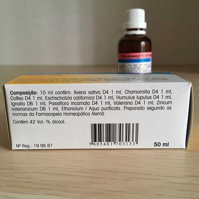 Solução homeopática valeriana 50ml - Dr. Reckeweg R14