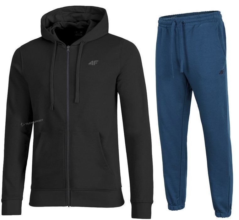 4F Męski Dres Bawełna Komplet Bluza Spodnie / Rozm Xl