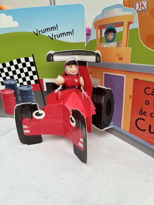 Livros bebe Pop-ups CUCU! Caes e Transportes