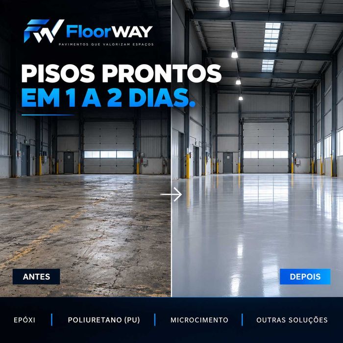 Pavimentos em Epóxi, Poliuretano e outras soluções