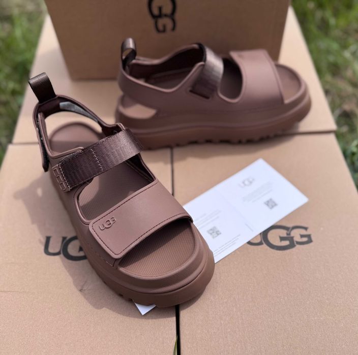 ОРИГІНАЛ / Босоножки Ugg Goldenglow Sandals Brown / Угги / Босоніжки Угг/ Уггі Сандалі