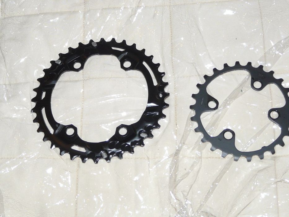 Nowe tarcze Shimano 36/26 do korb XT/SLX