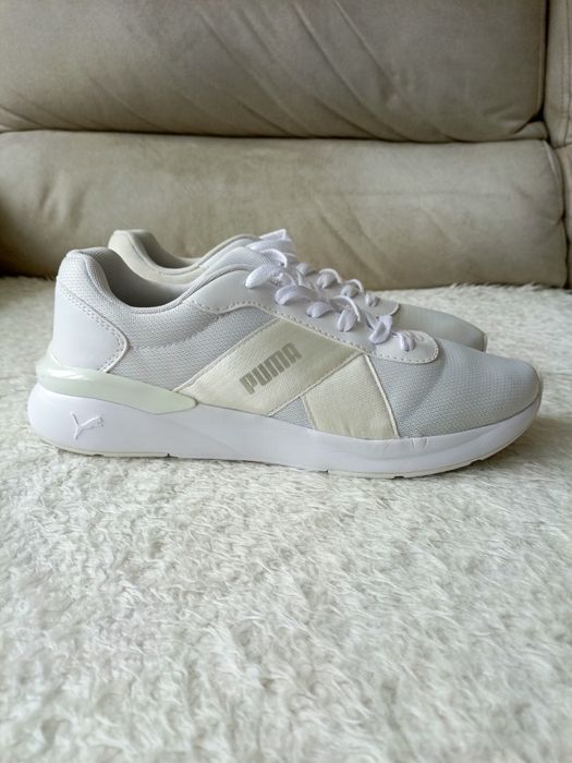 Nowe Buty Damskie Puma Rose (Biało-Beżowe, Rozmiar 40, Wkładka 25,5 cm