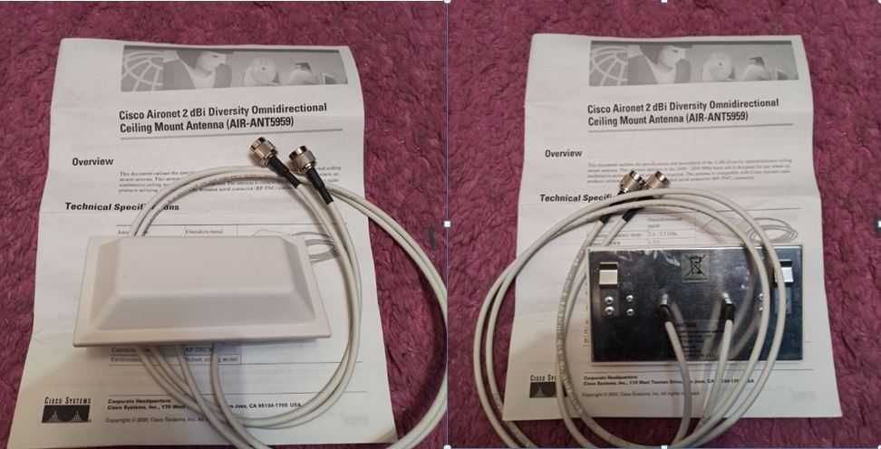Антены   Сisco  S2402DS и Cisco AIR-ANT5959