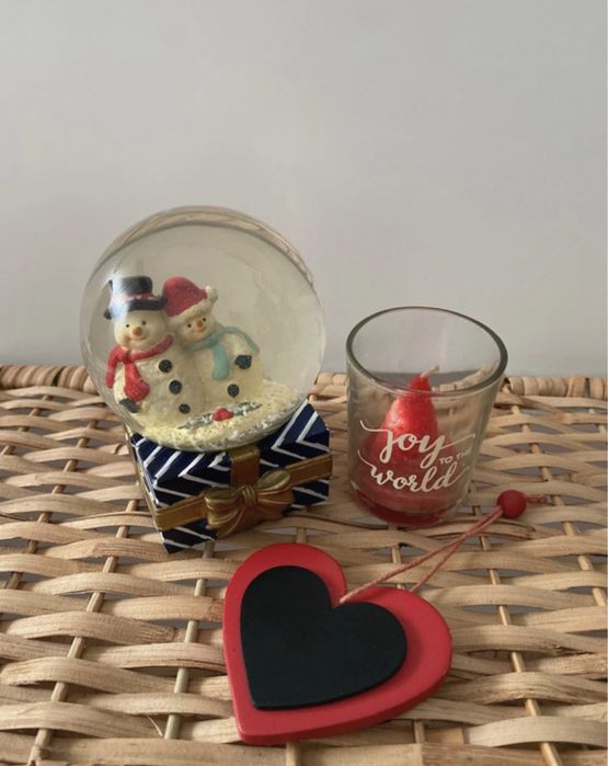Conjunto decorações de natal