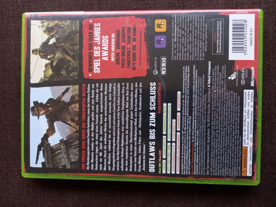 Gra Red Dead Redemption Game of The Year Edition na konsolę xbox 360