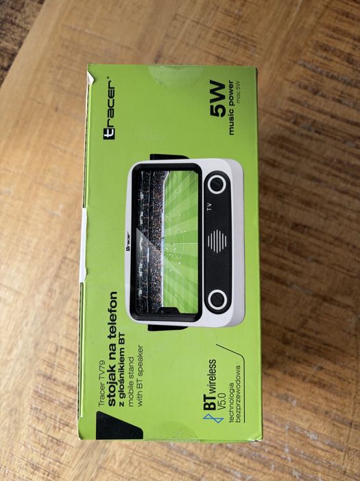 Stojak na telefon z głośnikiem Bluetooth TRACER TV79 nowy