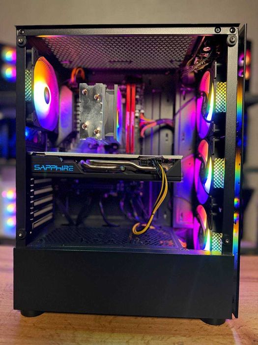 Игровой комп'ютер Ryzen 5 5500 + RX 8GB Системний блок для ігор 32GB RAM
