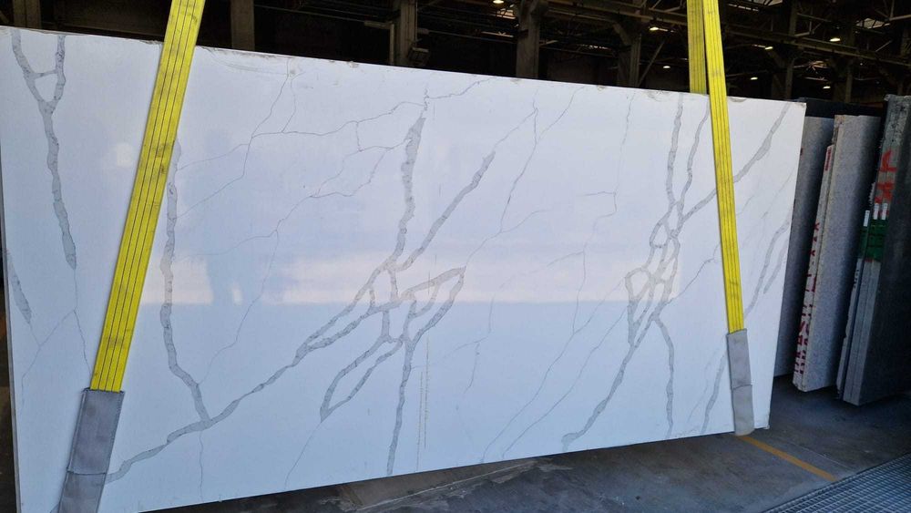 calacatta  calacata konglomerat kwarcowy parapety, blaty, schody