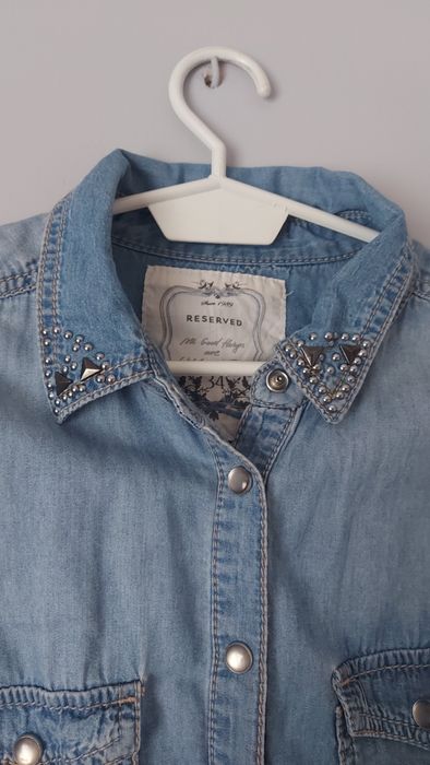 Koszula jeansowa reserved rozmiar 34