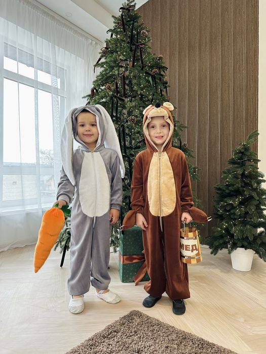 Карнавальний костюм равлик , жабеня , їжачок , зайчик , ведмедик