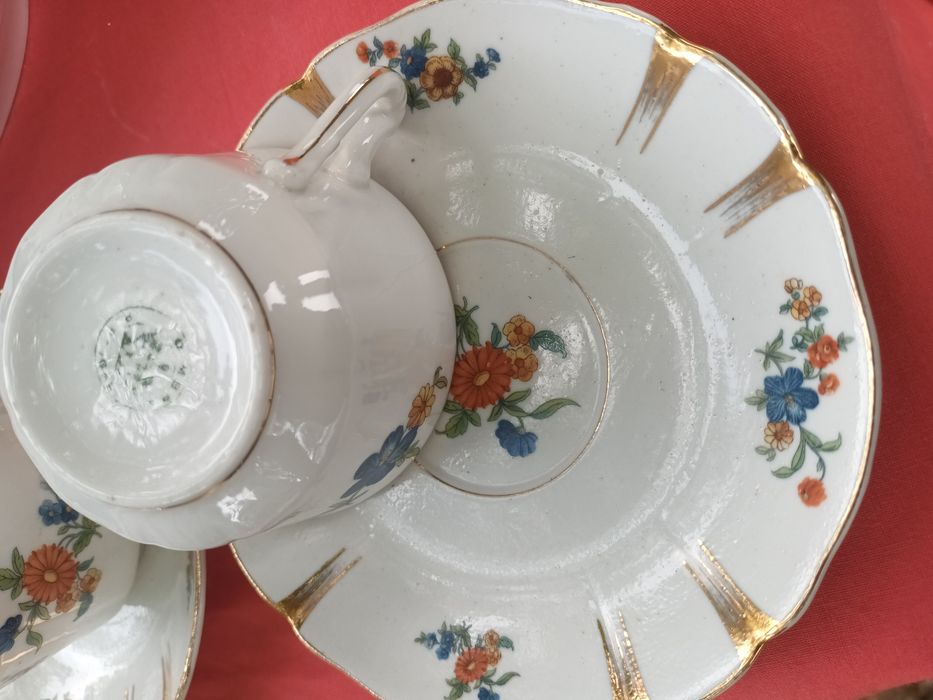 Chávenas de chá  em porcelana Coimbra