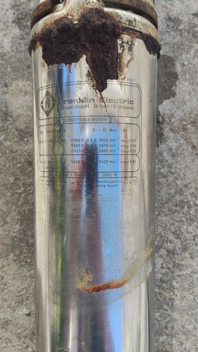 "Mbway não"Bomba de poço ou furo trifásica  Franklin Electric