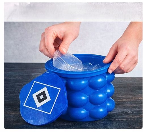 Forma do lodu 3w1 Pojemnik Cooler 24 kostki Silikon HSV