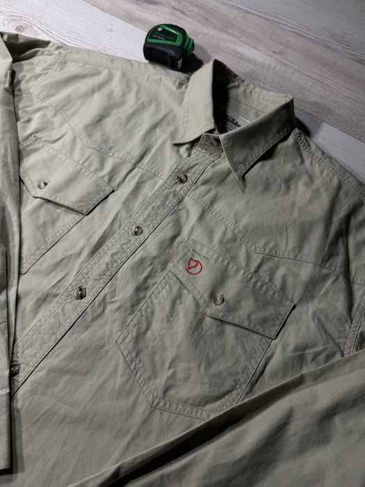 Сорочка Fjallraven фланель трекінгова сорочка outdoor тактична хакі