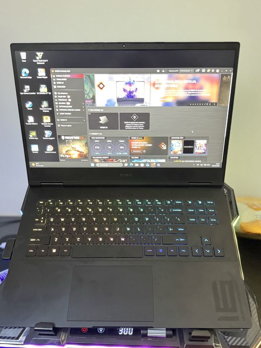 Laptop gamingowy hp omen 16 rtx 4070, 1tb ssd, 32gb ram, i7 14700hx + akcesoria stan idealny