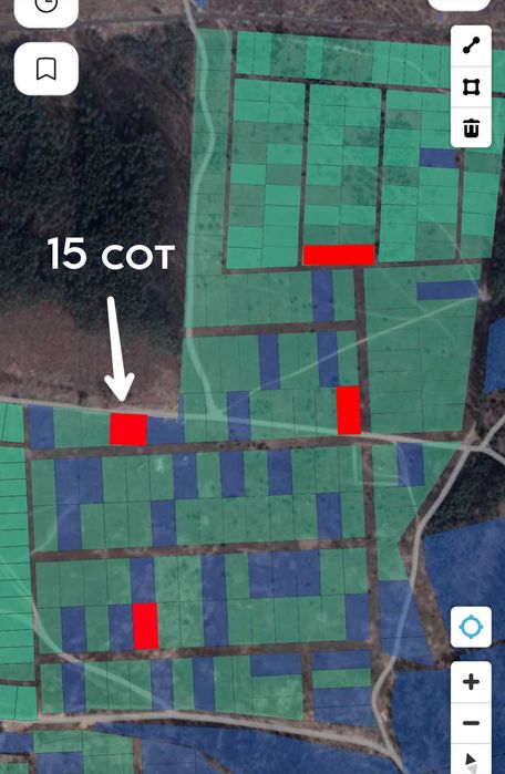 Ділянка 15 сот під забудову в найкращій локації під лісом | Дмитрівка