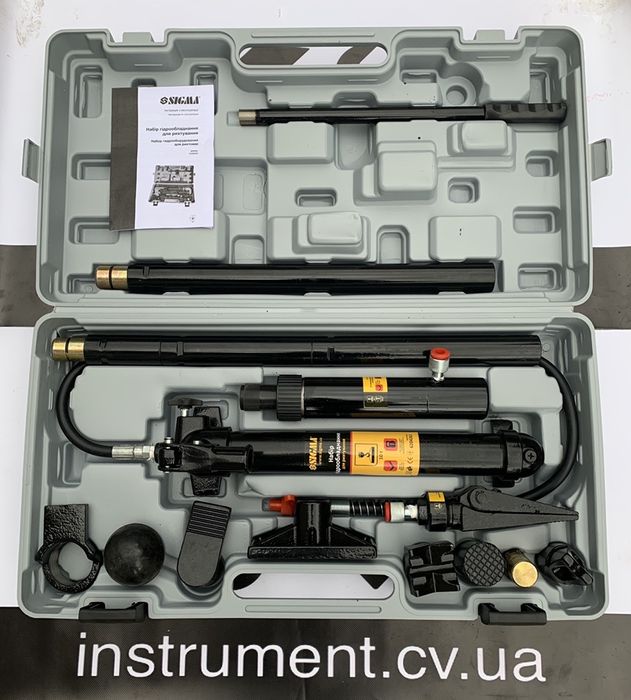 Набір гідравлічного обладнання для рихтовки 10Т Sigma СУПЕРЦІНА!