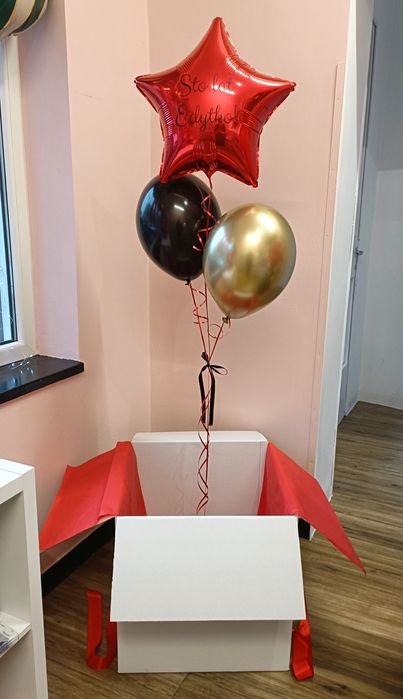 Balony z helem dekoracje przyjęć balonboxy