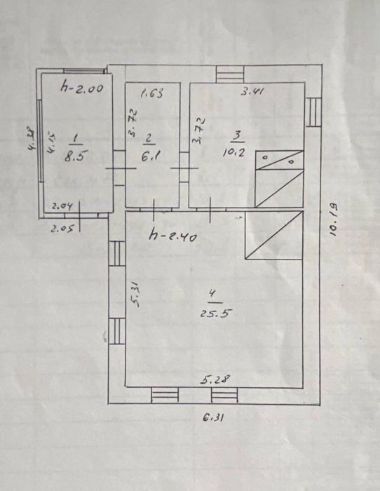 Будинок 50м2 + 24 сотки, Черкаська обл