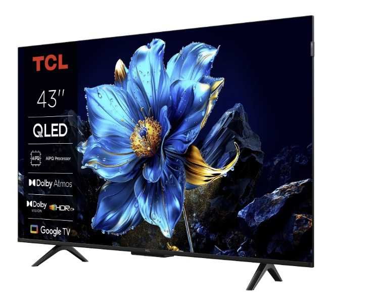 Telewizor TCL 43QLED780K:4K UHD, Smart:Google TV. Game Master HDMI 2.1