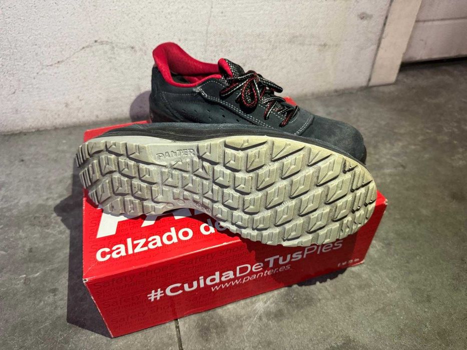 Sapatos de Segurança em Camurça | Número 43 EUR | Marca Panter