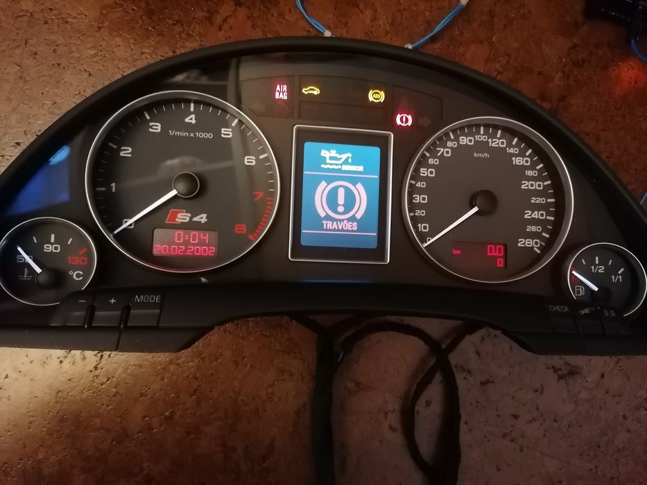 Quadrante Audi S4 B6 RB4 A4 B6 cores