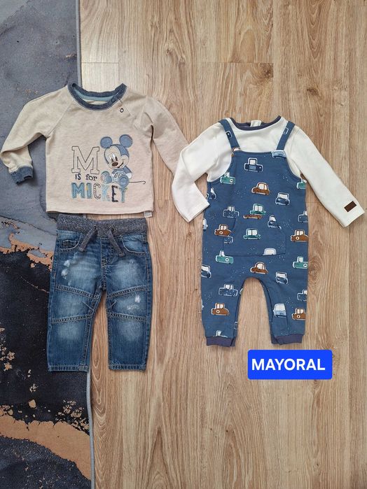 Zesraw bluzka spodnie i komplecik od Mayoral 68/84 cm
