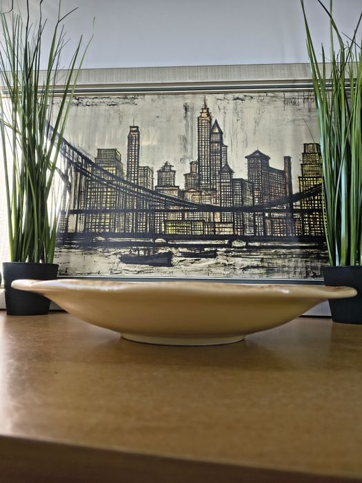 Patera ceramiczna VEB Colditz – Ø 35 cm – Niemcy