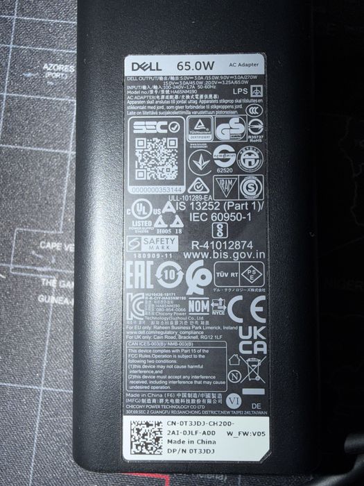 Carregador Original Dell USB-C 65W