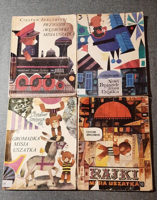 Miś Uszatek komplet x4 Nowi przyjaciele Misia Uszatka Gromadka Bajki