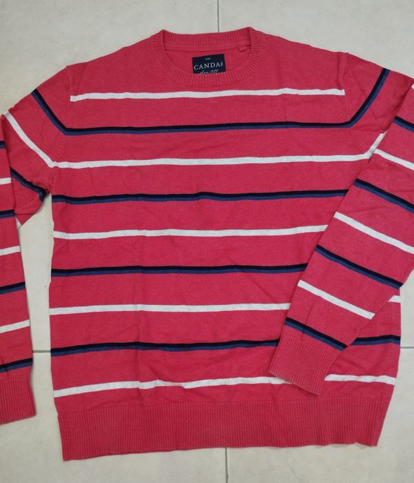 Camisola Vermelha Riscas C&A