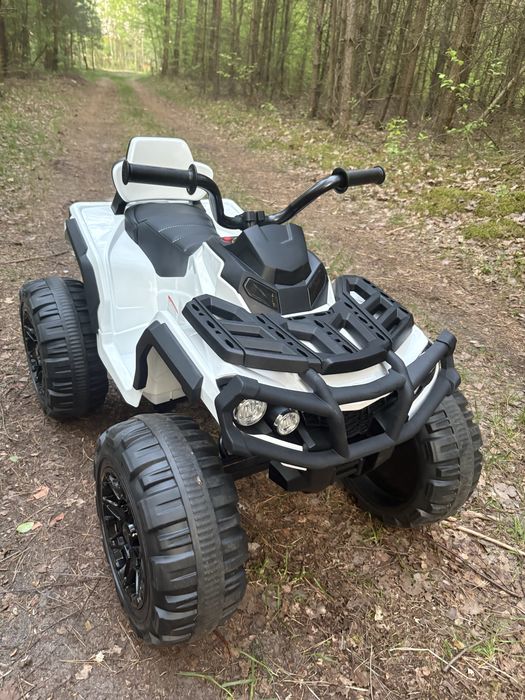 Quad ATV Biały Na Akumulator Dla Dzieci