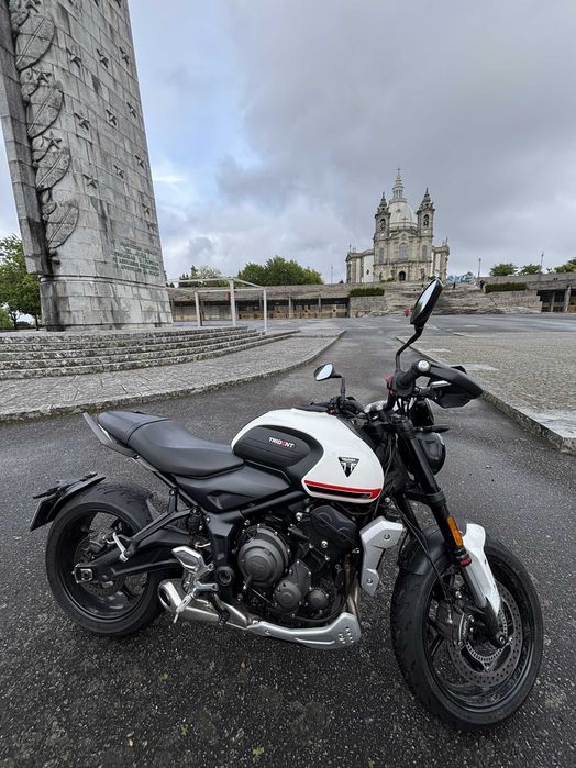 Triumph Trident 660 | 2021 | 31.590 km | Revisão dos 32.000 km FEITA na Triumph