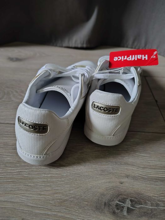 Nowe buty damskie Lacoste 40 białe