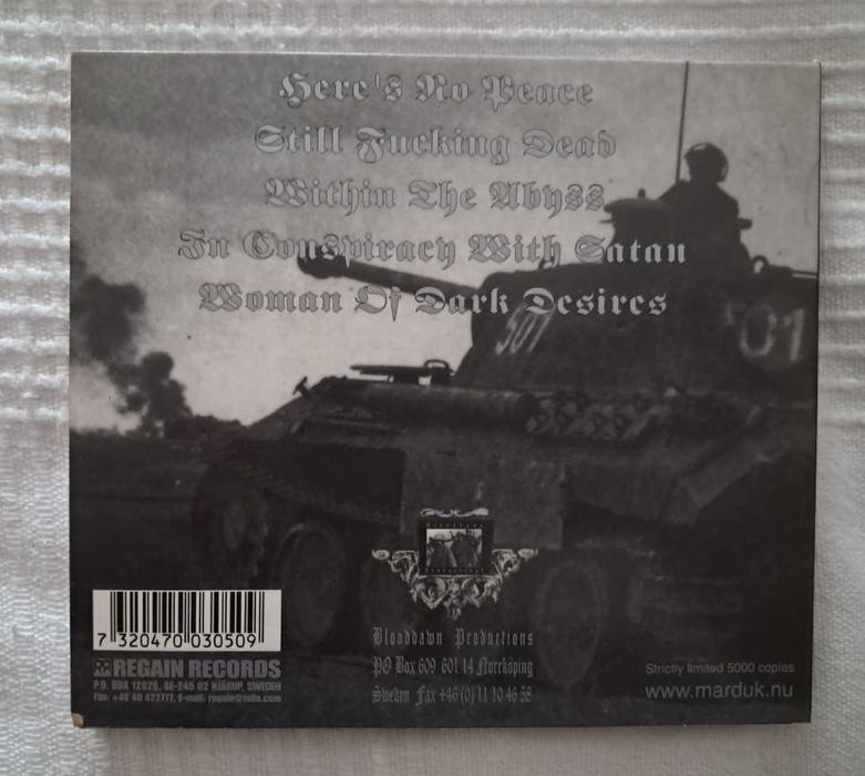 Marduk - Here's No Peace (Digipak, 2001) - CD