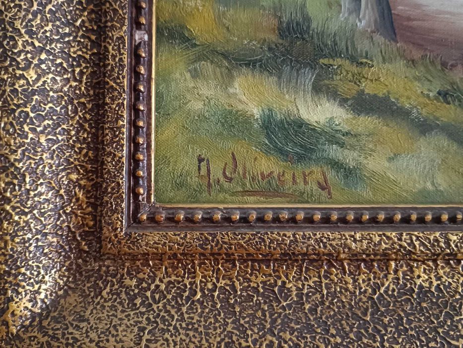 Pintura a Óleo - Paisagem - H. Oliveira