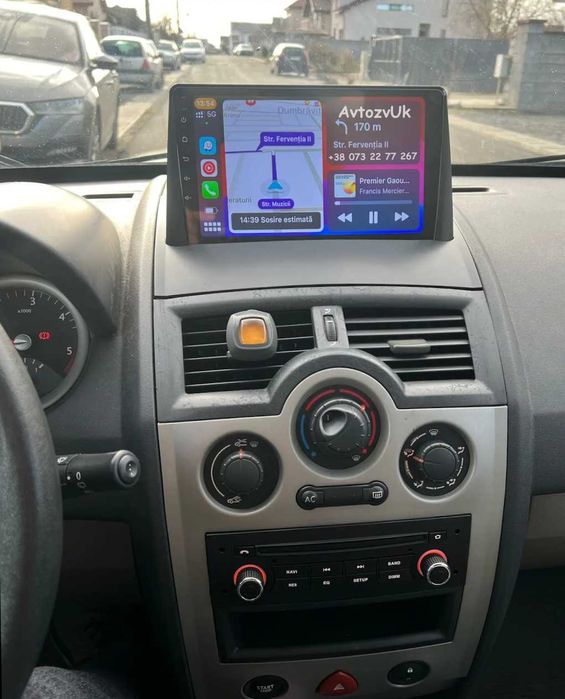Магнітола RENAULT Megane 2 LAGUNA LATITUDE SCENIC Меган 2 Сценік Андроїд