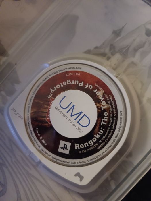 Rengoku PSP w pudełku zastępczym